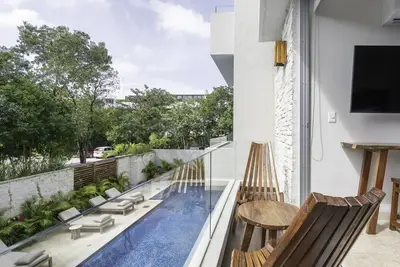 Image de Nhoa 205a Lux 2br Condo Pool View in Aldea Zama