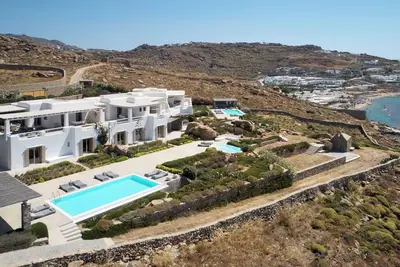 Image de Alkyonia I - A spacious and modern beachside villa with amazing views in Mykonos