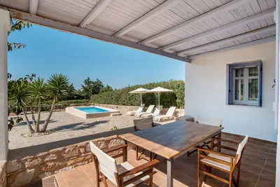 Image de Maison de vacances 'Blue Xenia' avec vue sur la mer, Wi-Fi et climatisation