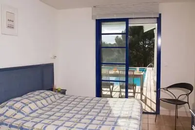 Image de Terrasse, balcon, cheminée ou poêle à bois, parking, télévision, 95m², Moliets-et-Maa