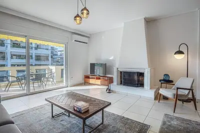 Image de Blueground | Chalandri, fireplace, nr Park