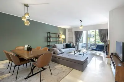 Image de Blueground | Papagou, fireplace, nr Park