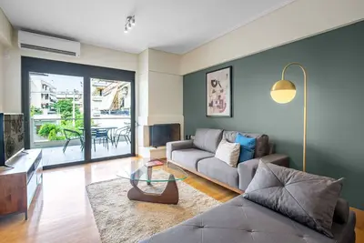 Image de Blueground | Chalandri, garden view, nr Park