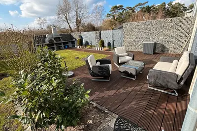 Image de Maison de vacances 'Moderne Doppelhaushälfte In Seenähe' avec terrasse privée, jardin privé et Wi-Fi