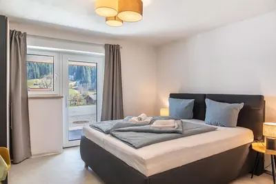 Image de Chambre 'Fuchsbau' avec vue sur les montagnes, terrasse privée et Wi-Fi