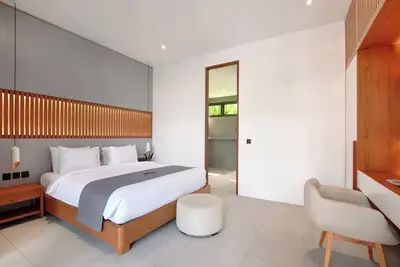 Image de Charming 3-bedroom Aquamarine villa with Private Pool, 5-min to Beach