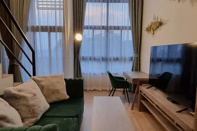 Image de Cozy amazing view loft condo in Asoke Rama9 next to Mrt