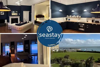 Welcome to Seas The View, a beautiful one-bedroom flat brimming with Victorian character and offerin