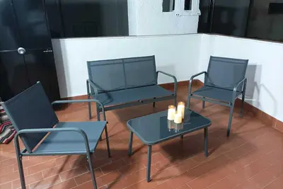 Image de Maison de vacances 'Ramirez' avec vue sur la montagne, terrasse privée et climatisation
