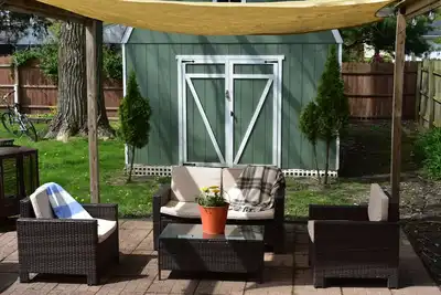 Image de This home works for an extended family vacation or a weekend getaway.