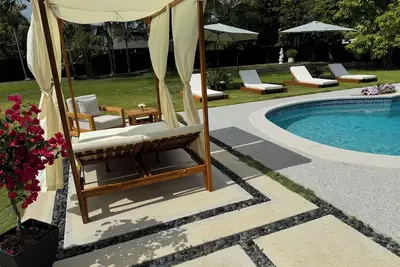 Image de Charming 3-bedroom house with Heated pool, Near Stadium ⚽ Fifa World Cup 2026  •