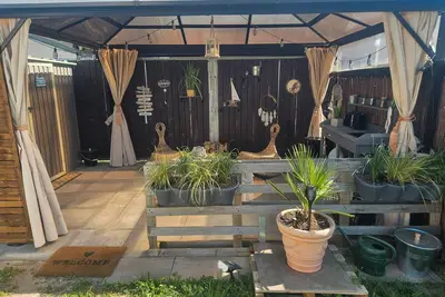 Image de Appartement 'Glampingzelt Mit Eigenem Garten' avec terrasse privée, jardin privé et Wi-Fi