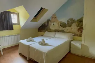 Image de Chambres doubles ou twin de l'hôtel The Way Molinaseca