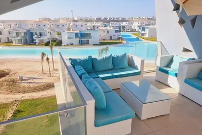 Image de 3-bedroom chalet in enchanting fouka bay محافظة مطروح with Ac, WiFi