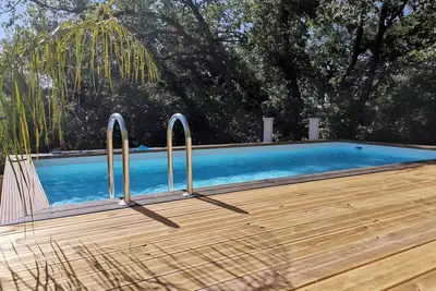 Image de Villa 'Palmiers En Couleurs' avec vue sur les montagnes, piscine privée et Wi-Fi