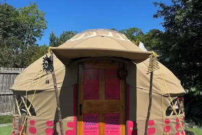 Image de Yurt Retreat - overlooking the River Blackwater