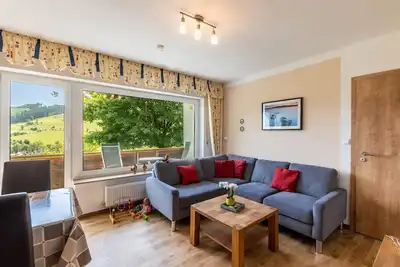 Image de Appartement 'Taubenschlag, 53qm, 2 Schlafzimmer' avec vue sur la montagne, jardin partagé et Wi-Fi