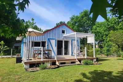 Image de La cabane Lou Tchanquée - Tiny House au bord du lac de Sanguinet - Landes