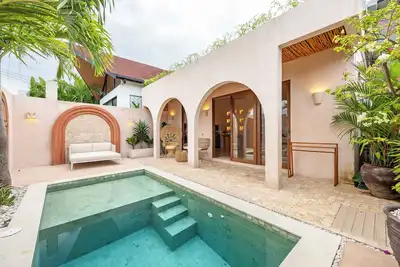 Image de New! Pink Romantic 1br Ac Living With Private Pool In Prime Location Near Berawa