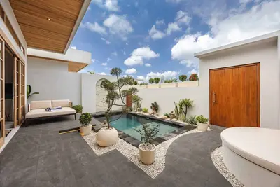 Image de New! Zen Minimalist Ac Living 1br Romantic Villa With Private Pool Near Berawa