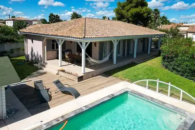 Image de Villa spacieuse 6 pers, piscine privée et WiFi proche mer