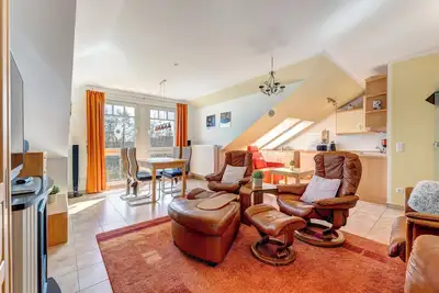 Image de Welcome to the Schloonseevillen Sv19 apartment in the Baltic seaside resort of Bansin.
