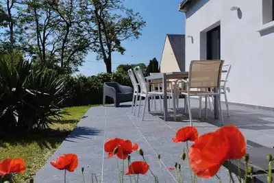Image de Maison pour 6 personnes avec grand jardin, à 700 de la plage Sainte-Marguerite