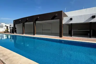 Image de New 3-bedroom townhome w/ Ac, WiFi, in Mazatlan. Fitness room, pool, club house