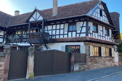 Image de Maison alsacienne à quelques kilomètres de Strasbourg