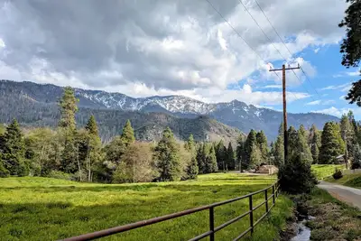 The Sequoia Time Capsule: Spa, Walk 2 Giant Sequoias, River, Fish, Bike, Saloon