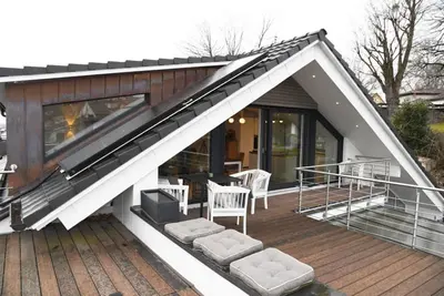 Image de Appartement \"Pfänderblick\" avec vue sur les montagnes, terrasse privée et Wi-Fi