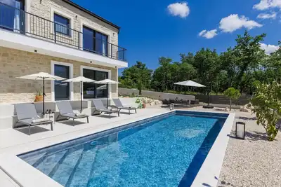 Image de Belle maison de vacances privée avec internet, climatisation, piscine privée, Tv, terrasse