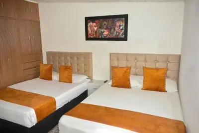Image de Hotel Flamante Bulevar - Room 2 double beds with private bathroom