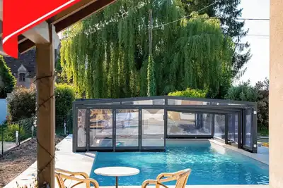 Cottage avec Piscine couverte & Spa intérieurs privés Proche Forêt et Rivière