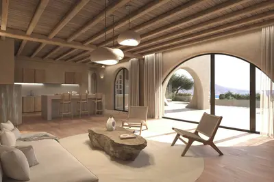 Image de Eco Sanctuary: 3-Bed Villa, Garden Teracce, Infinity Pool, Aegean Sea View