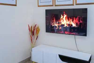 Modern studio apartment with clean and luxurious finish