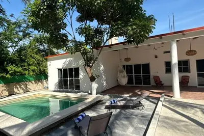 Image de House in punta zicatela, private pool, Starlink and air conditioners.