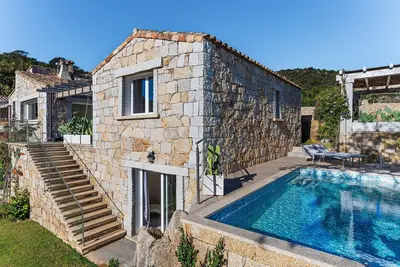 Villa 'Laccus 8' avec vue sur la mer, Wi-Fi et climatisation