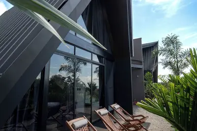 Image de Beautiful A-Frame Cabin w/hot tub Volcano view