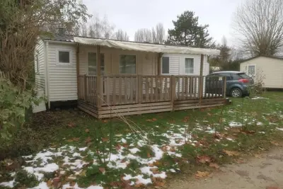 Image de Mobilhome 3 chambres 6 pers Tv Wifi lave linge parcelle proche animations