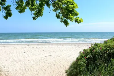 Image de Beachfront apartment with balcony, use of swimming pool and sauna - Rex Rugia apartment 15-7 -