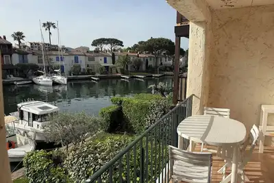 Image de Vue exceptionnelle, terrasse ensoleillée – meilleur emplacement à Port Grimaud