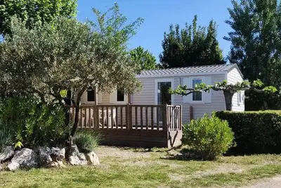 Image de Mobil home Aups - 28m² - 3 chambres + Tv + A/C 6 personnes