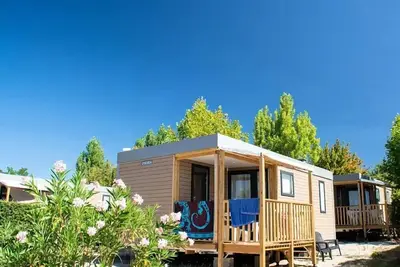 Image de Mobil home Sainte-Croix - 28m² - 2 chambres + Tv + A/C 4 personnes