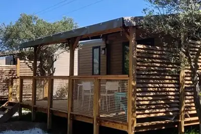 Image de Mobile home Verdon - 33 m² - 3 chambres + Tv + A/C + lave-vaiselle 6 personnes