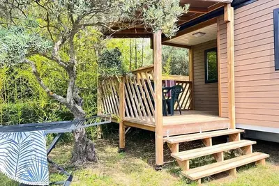 Image de Mobil home Tourtour - 33m²  - 3 chambres + Tv + A/C 6 personnes