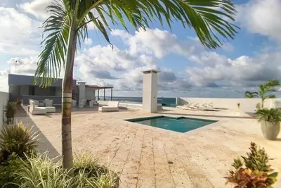 Image de Pony Palace Best Rooftop Pool in Cartagena! Beachfront, 3br luxury condo balcony