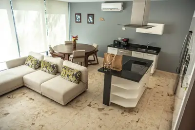 Charming 2-bedroom villa with Ac, WiFi in brilliant Akumal Bahia Principe