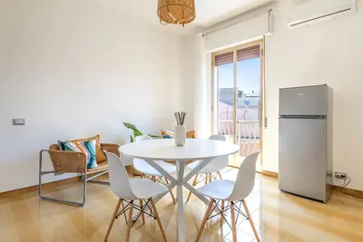 Appartement 'Primo Piano' avec vue sur la mer, Wi-Fi et climatisation