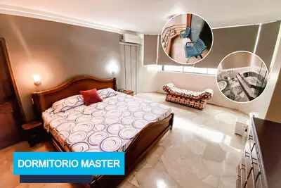 Charming 3-bedroom with own bathroom apartment with WiFi, Ac in enchanting Manta